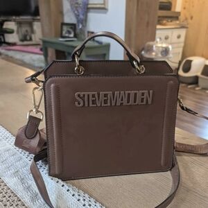 Steve Madden Chocolate Brown Crossbody Bag